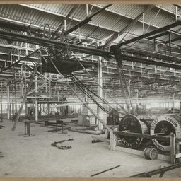 Erecting electrical gear.