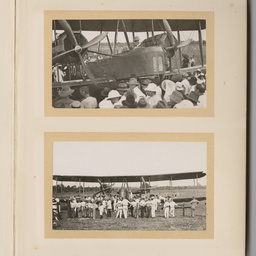 Photographs of inaugural England - Australia flight