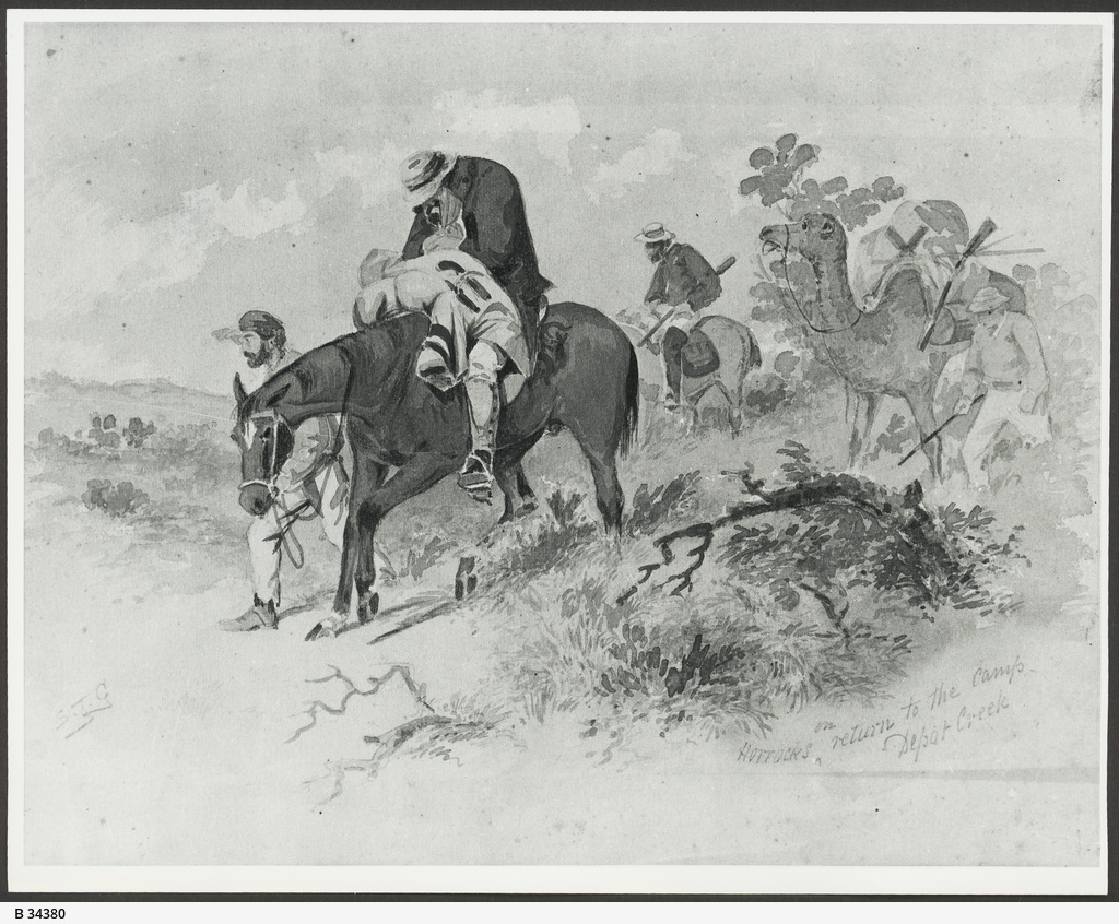 Thumbnail image for Horrocks on return to the Camp / Depot Creek (AGSA 0.1257) | SLSA B 34380