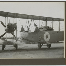Photographs of inaugural England - Australia flight
