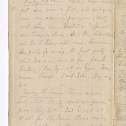 Handwritten diary of Dr Renner.