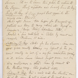 Handwritten diary of Dr Renner.