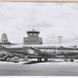 Vickers Viscount at Adelaide Airport
