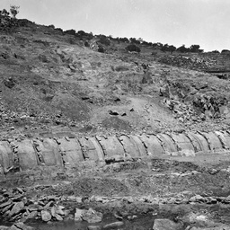 Construction of part of Pekina Creek reservoir