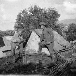 Soldiers at camp.
