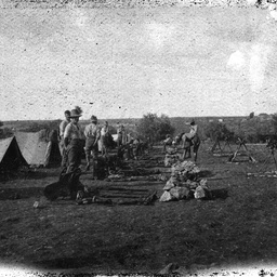 Light Horse camp.