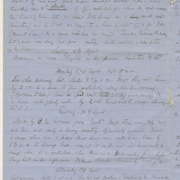 Handwritten diary of Dr Renner.