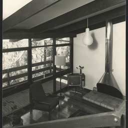 Interior view of house at Belair