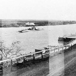 River scene at Tailem Bend in 1927