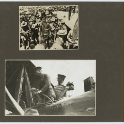 Photographs of inaugural England - Australia flight