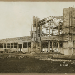North wall of crane bay, Main Assembly Plant.
