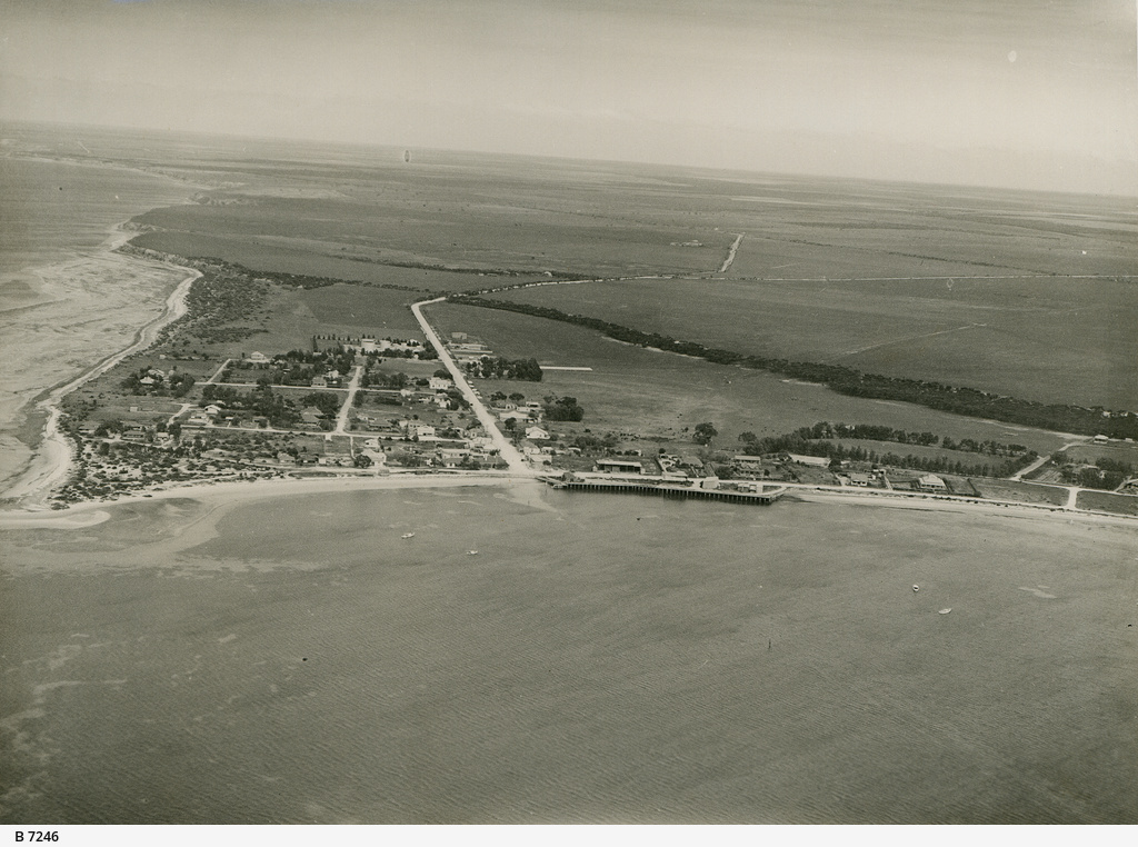 Aerial view of Port Vincent • Photograph • State Library of South Australia