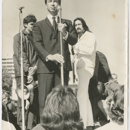 Don Dunstan speaking at the Vietnam War Moratorium rally