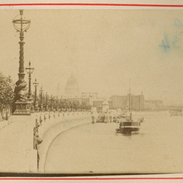 Thames embankment, London