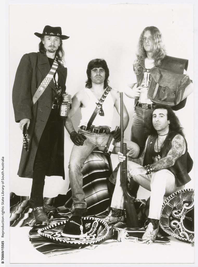 Dirty Gringos, (left to right) Chris, Manny, Scott, Ray. • Photograph