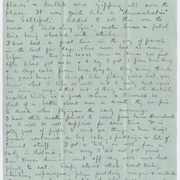 Letter from Ross Smith in Egypt camp during World War I to his mother, New Years Day