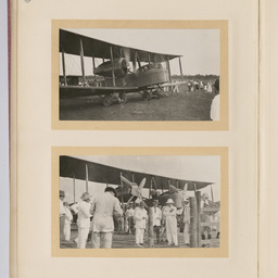 Photographs of inaugural England - Australia flight