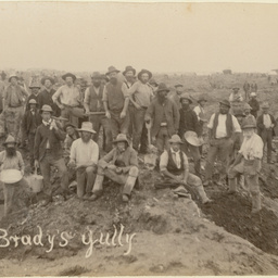 Miners at Brady's gully