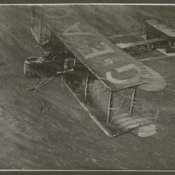 Vickers Vimy in a storm.