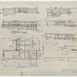 Proposed house at Montacute for R. J. Clark