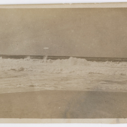 Waves along a beach near Foqa.