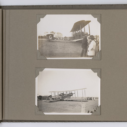 Photographs of inaugural England - Australia flight