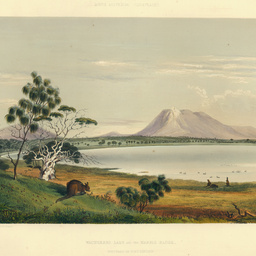 Waungerri Lake and the Marble Range