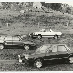 Photographs relating to Messenger Press : cars