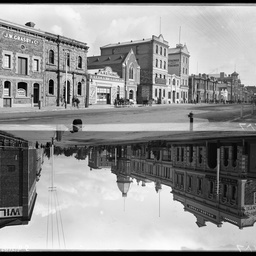 Grenfell Street looking east towards Hindmarsh Square