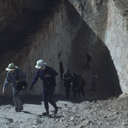 Entrance to opal mine at Coober Pedy.