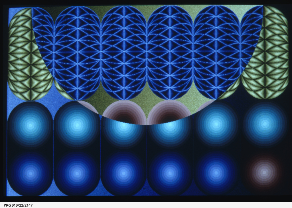 Sets of colour transparencies of computer graphics, arranged ...