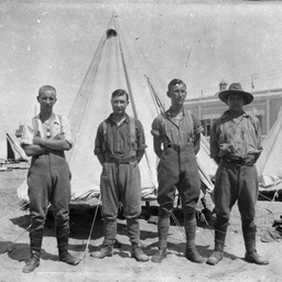 Four soldiers.