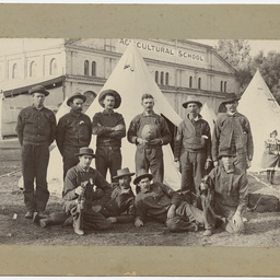Soldiers at training camp