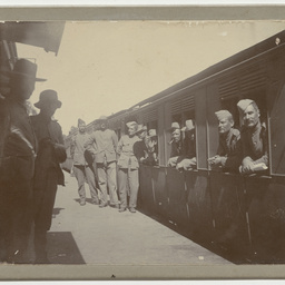Photographs of the 1st S.A. Company during the Boer War