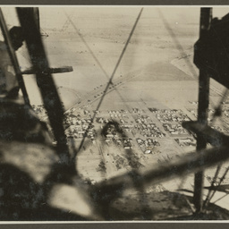 Aerial view of a town.