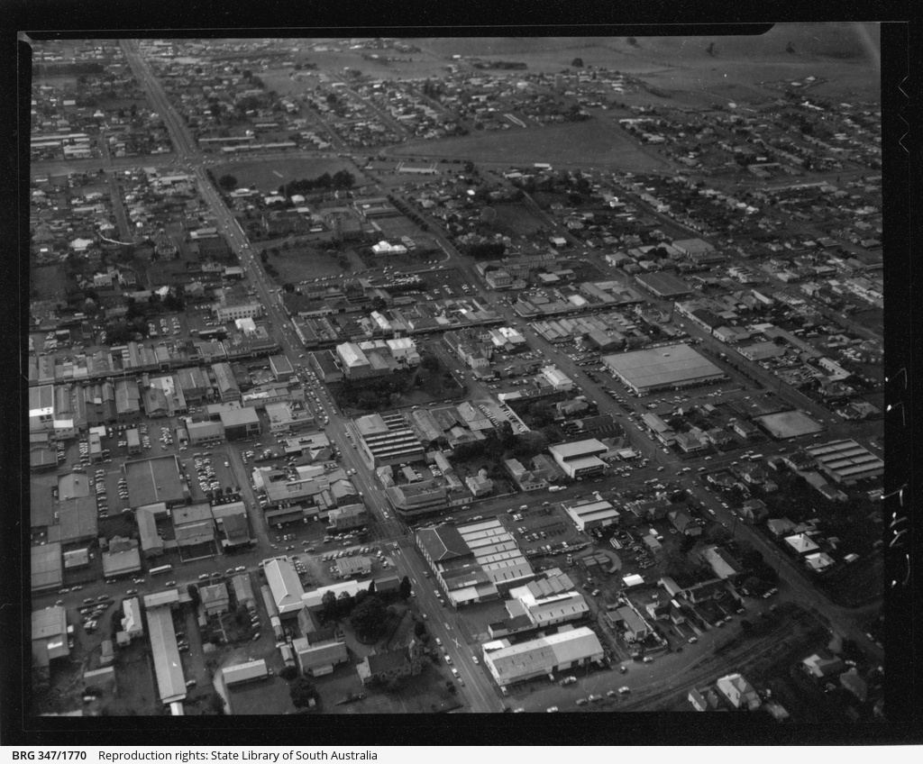 Aerial view of Mount Gambier • Photograph • State Library of South