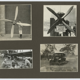 Photographs of inaugural England - Australia flight