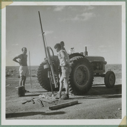 Photos from a report on the reconstruction of the East West Telegraph Line