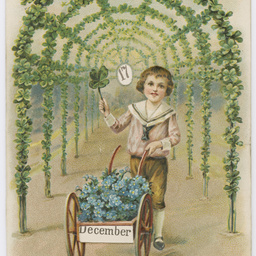 Cards received by Herbert Clough