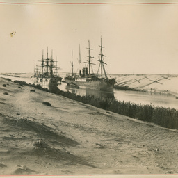 Ships in the Suez Canal