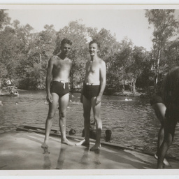 Colin James Ellis, World War II photograph album, Darwin.