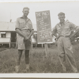 Colin James Ellis, World War II photograph album, Darwin.