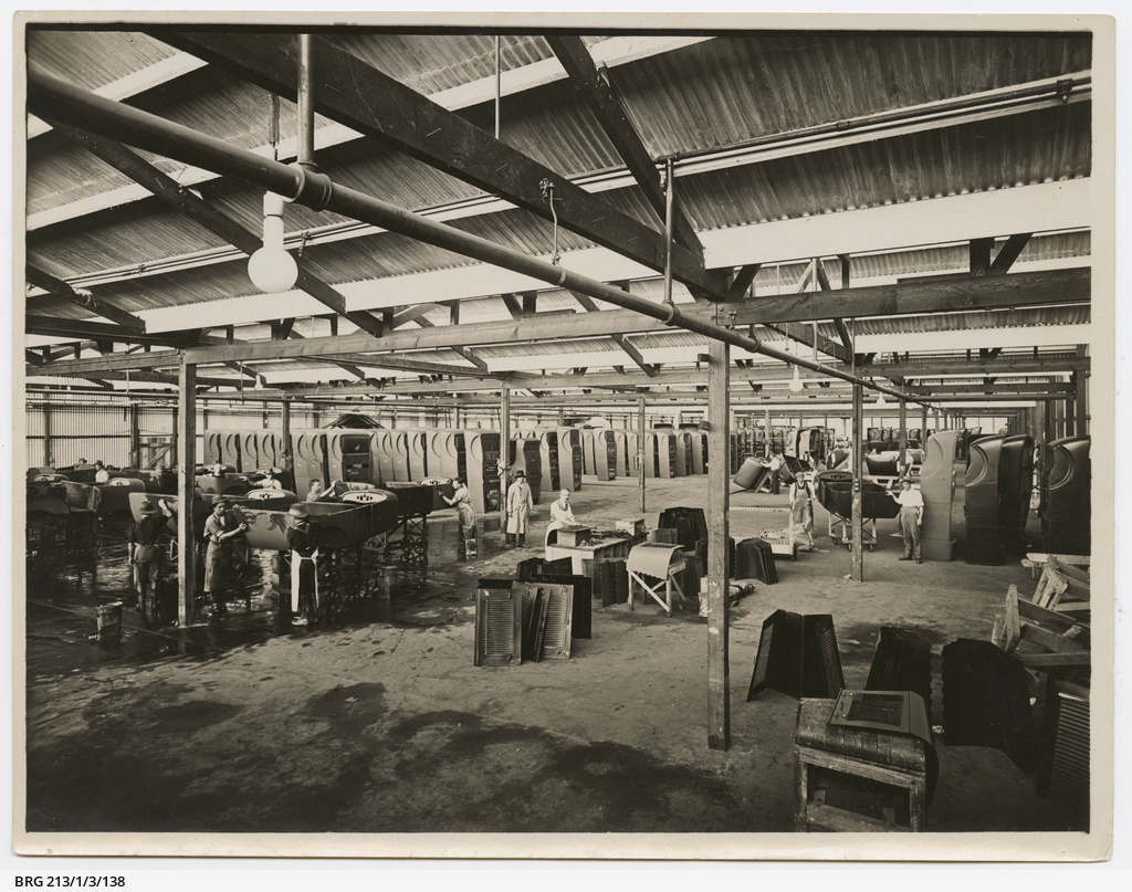 Making car body shells and panels at Holden's • Photograph • State