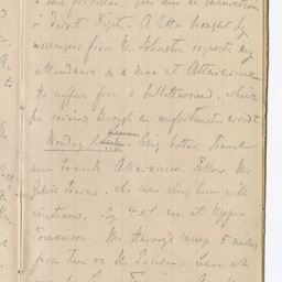 Handwritten diary of Dr Renner.