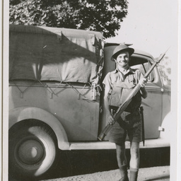 Colin James Ellis, World War II photograph album, Darwin.