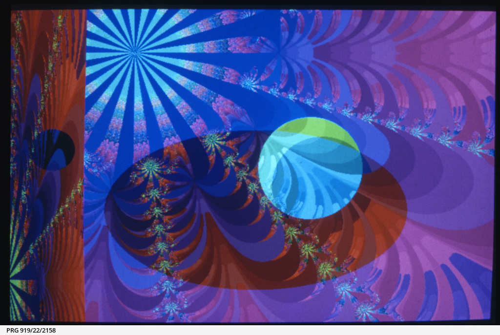 Sets of colour transparencies of computer graphics, arranged ...