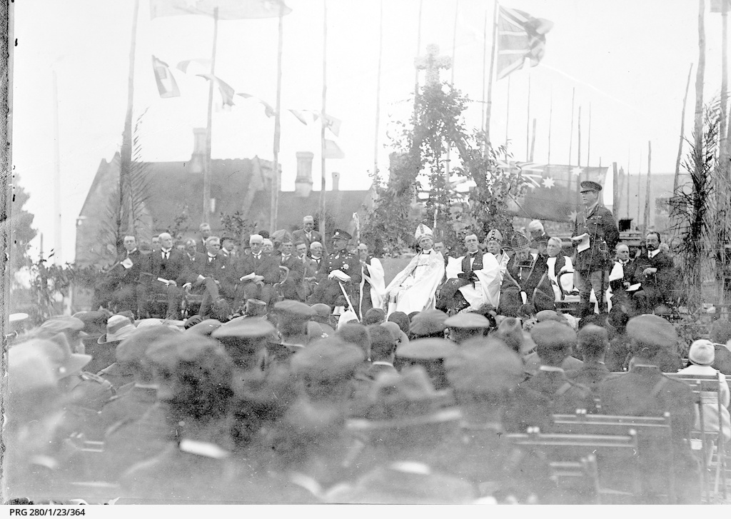 Dedication ceremony for the site of a new hall at St.Peter's College
