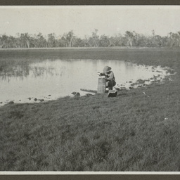 Filling water tanks.