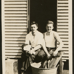 Two men at Bugunnia