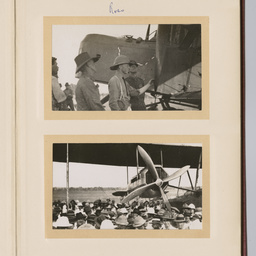 Photographs of inaugural England - Australia flight